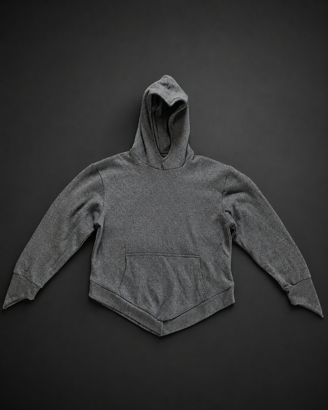 V-Silhouette Hoodie — Charcoal
