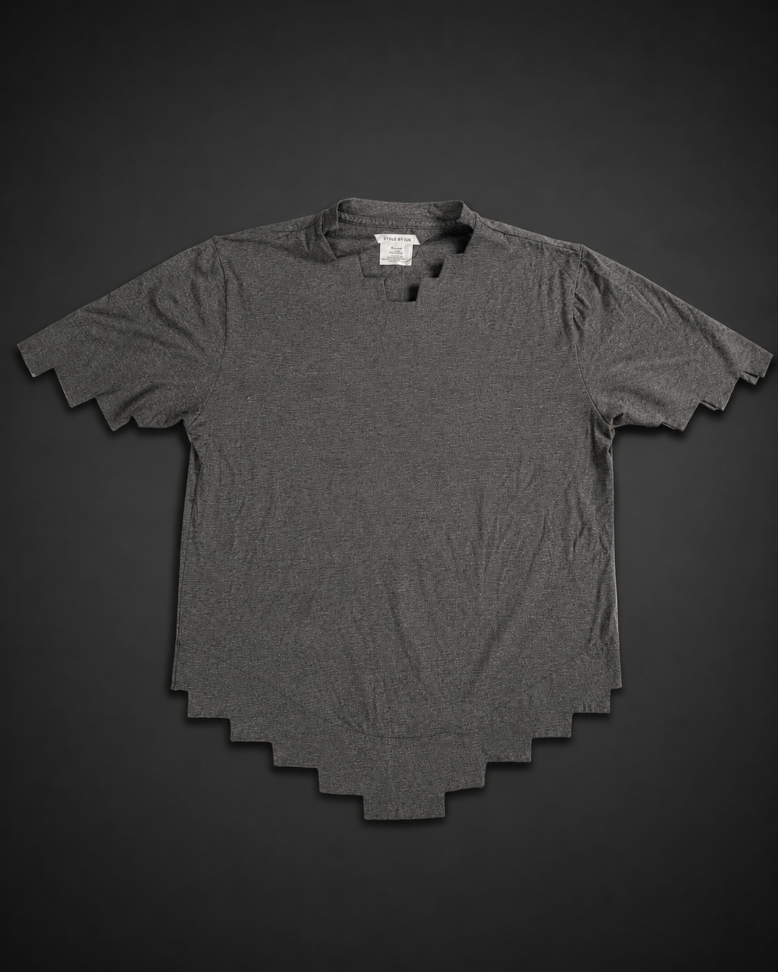 Stair Cut T-Shirt — Charcoal
