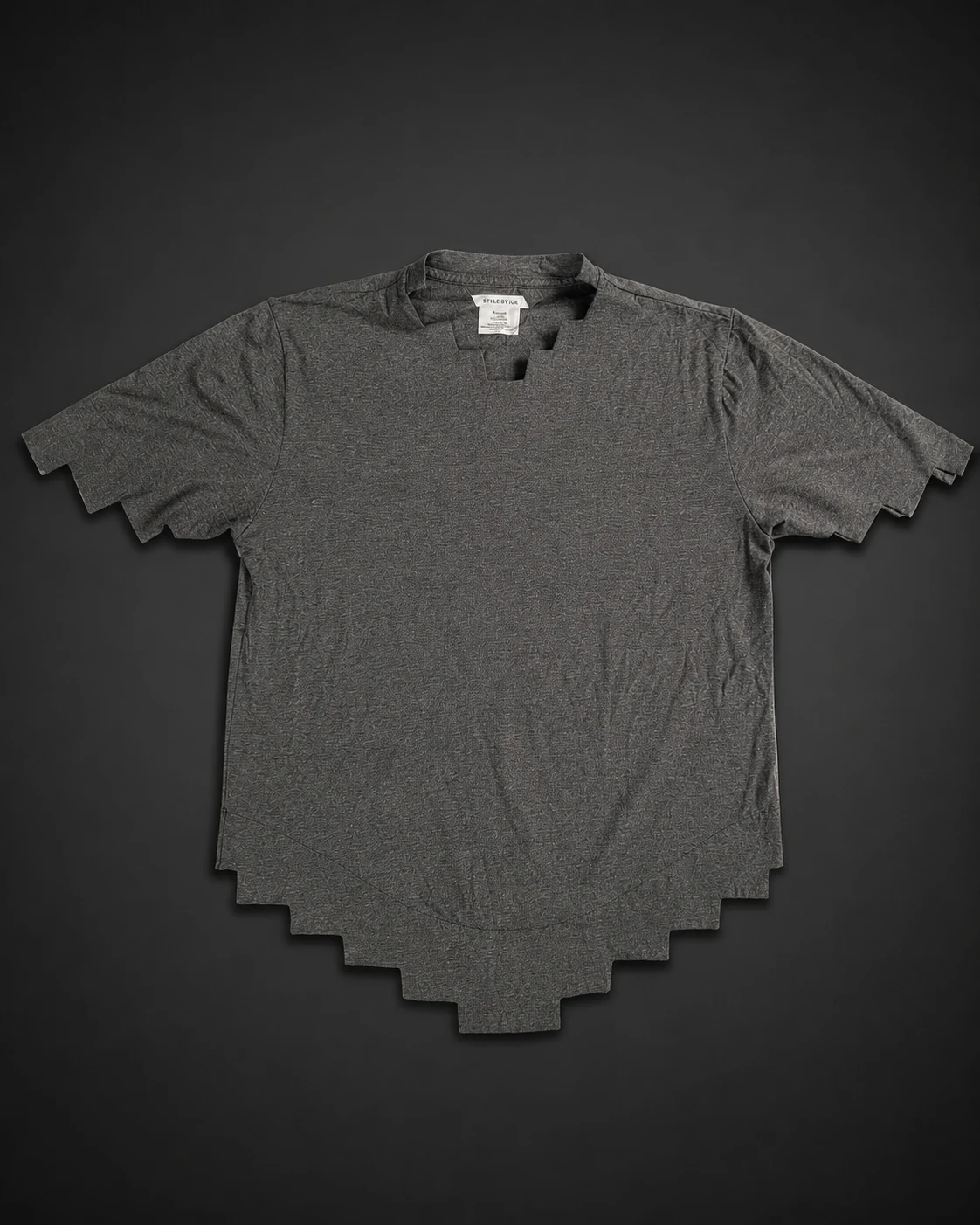 Charcoal Stair Cut T-Shirt